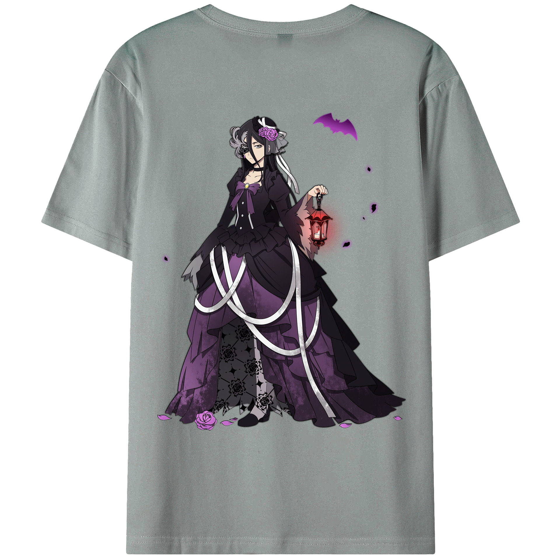 （画像用） 文豪ストレイドッグス Bungo Stray Dogs 綿100％ メンズ半袖Tシャツ（バックプリント） 通気性